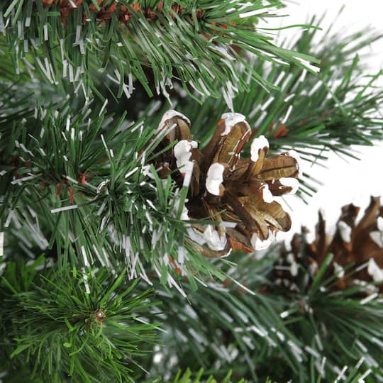 4ft. Unlit Snowy Delta Pine Artificial Christmas Tree